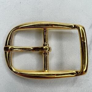 Vintage Gold Tone Simple Basic Belt Buckle for up to 1 Inch Belt